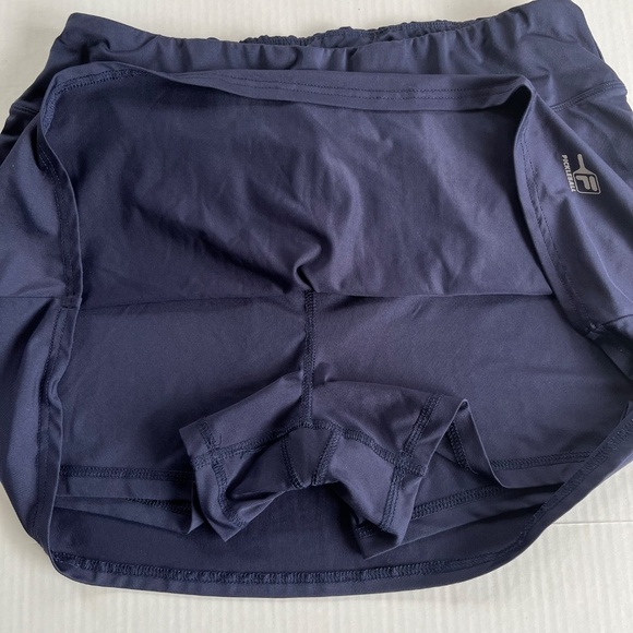 FILA Navy Stretch Pickleball Flounce Skort Skirt Shorts Sports, Size M - Picture 6 of 9